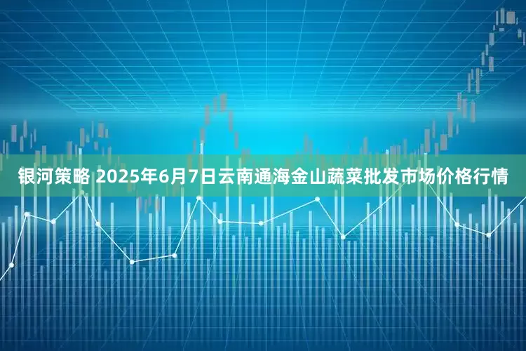 银河策略 2025年6月7日云南通海金山蔬菜批发市场价格行情